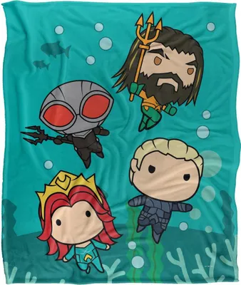 Image de Aquaman - couverture, "Chibi" TV19062 (taille unique) (Coloré)