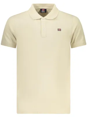 Produktbild von Elegantes Herren Poloshirt Beige - Kurzarm, 3 Knöpfe, Exklusive Details