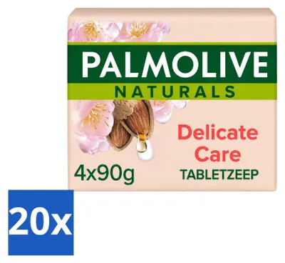 Zdjęcie produktu dla 20 sztuk mydła w płynie Palmolive Naturals Delicate Care – opakowanie ekonomiczne
