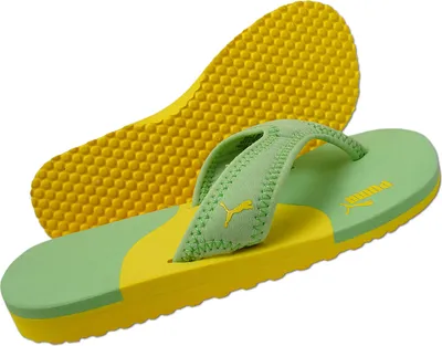 Produktbild von Puma Zehensandale Why Why Flip [EUR 37] jade lime-yellow Zehentrenner