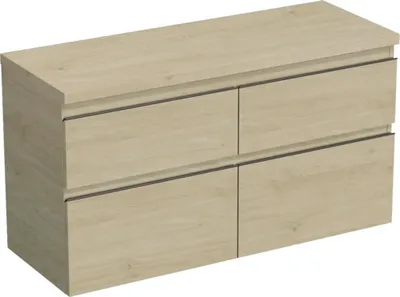Obrázok produktu pre Skrinka pod umývadlo Jungborn TRENTA dub kendal prírodný 116,7 x 64,6 x 44,5 cm