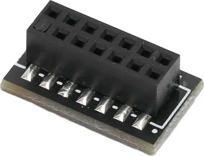 Imagen del producto de Módulo de seguridad de cifrado TPM 2.0 de 14 pines, interfaz LPC, compatible con placas base Asrock, con protocolo SPI TPM2.0