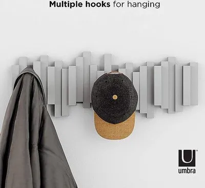 Produktbild von Wandkleiderständer, für Kleidung, Mäntel, Hüte, Taschen