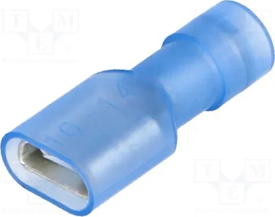 Obrázok produktu pre 5x Konektor: plochý, 0,8 mm, 1,5÷2,5 mm², 6,3 mm, samica, izolovaný, BM 80291, izolovaný konektor
