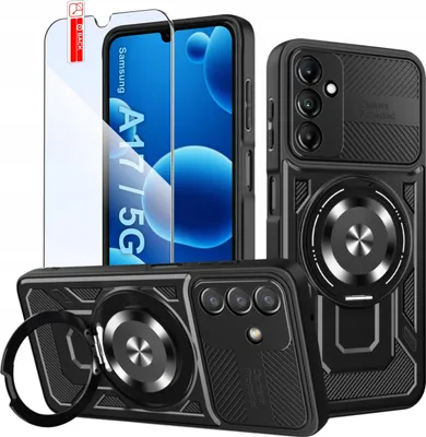 Zdjęcie produktu dla Etui PANCERNE do Samsung A17 5G CASE do MagSafe WZMACNIANE + SZKŁO 9H