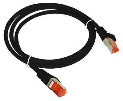 Zdjęcie produktu dla Kabel sieciowy AVIZIO KKS6CZA1.0 czarny 1 m Cat6 F/UTP (FTP)