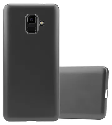 Immagine prodotto di Cadorabo custodia protettiva per Samsung Galaxy J6 2018 cover in grigio custodia per telefono cellulare TPU custodia in silicone cover case