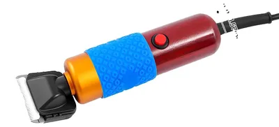 Produktbild von Elektrischer Haarschneider, langlebige Klingen, einstellbare Geschwindigkeit, Blau