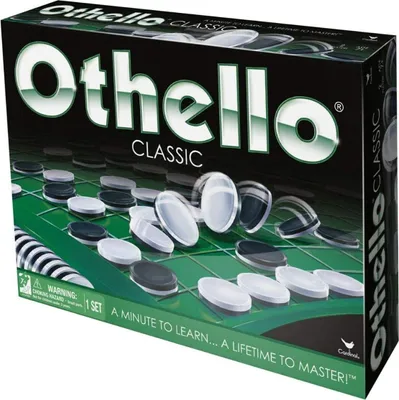 Produktbild von Games Othello, taktisches Brettspiel (inkl. deutscher Anleitung), Brettspiel, Strategie, 7 Jahr(e), Familienspiel