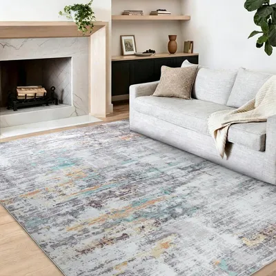 Zdjęcie produktu dla Dywany 160 x 230 cm, szary, z krótkim włosem, antypoślizgowy, do salonu