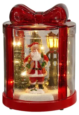 Obrázok produktu pre Sklenená darčeková krabička s LED osvetlením, 13 × 13 × 17 cm