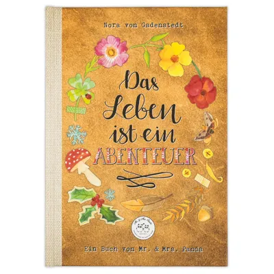 Produktbild von Mr. & Mrs. Panda Buch Leben ist ein Abenteuer - Geschenk, Lesen,  , Bücher, Buchempfehlung, Autorin, Optimismus