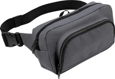 Produktbild von BagBase BG53 | Bauchtasche Organiser Waistpack / 24 x 13,5 x 9 cm - Farbe: Graphite Grey - Größe: 24 x 13,5 x 9 cm