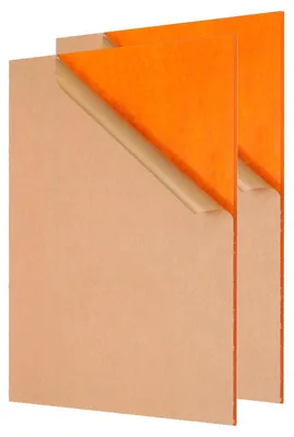 Acrylplatten 2er-Pack 40,6x30,5 cm Orange 3 mm