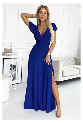 Produktbild von Kleid NUMOCO CRYSTAL 411-9 BLAU Größe: M