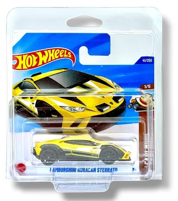 Zdjęcie produktu dla Hot Wheels Lamborghini Huracán żółty model 1:64 Safari Mode
