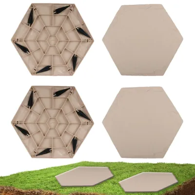 Immagine prodotto di Set di 4 pietre decorative in resina per l'esterno