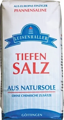 Produktbild von Saline Luisenhall Luisenhaller Tiefensalz / aus Natursole 500 gr.