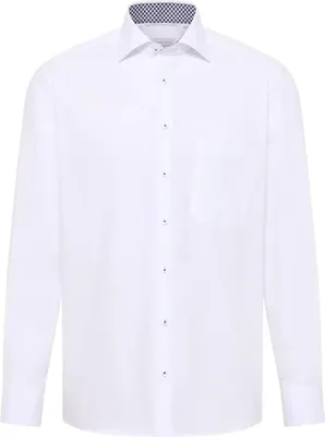 Produktbild von Eterna - Comfort Fit - Herren Hemd Langarm (1082 E15K), Größe:49, Farbe:Weiß (00)
