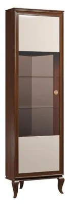 Produktbild von Eckvitrine Vitrinenschrank Vitrine Schrankvitrine Glasvitrine Schaukasten