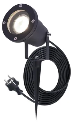 Image de HOFTRONIC - Spot à piquer extérieur 4W 345lm 4000K IP65 Noir