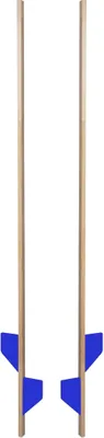 Produktbild von Holzstelzen 170cm BLAU Holz Stelzen Kinderstelzen Ballance