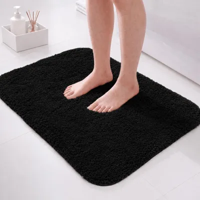 Produktbild von Badematte 60 x 40 cm, Mikrofaser, rutschfest, für Badezimmer