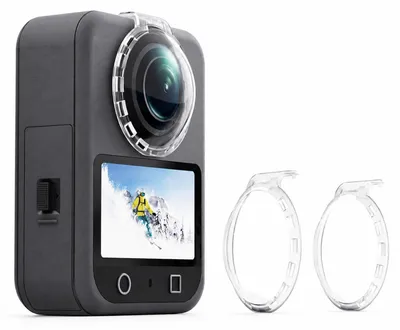 Immagine prodotto di Copriobiettivo HD a clip per DJI Osmo 360: accessorio antiappannamento per l'obiettivo della fotocamera PD11