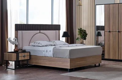 Produktbild von Schlafzimmer Set Luxus Komplettes Bett +2x Nachttische 3tlg. Modern Set Neu
