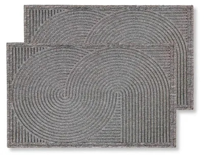 Obrázok produktu pre Rohožka Astra pre interiér a exteriér GRAPHIC DELUXE 2KS SET strieborná 60 x 90 cm