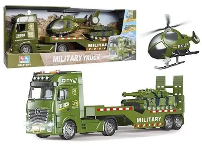 Produktbild von Fahrzeug mit Anhänger und Militärfahrzeuge – ADAR