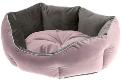 Produktbild von Ferplast Hundekörbchen Hundesofa Katzenbett QUEEN 60 mit Kissen, Kuschelbett für