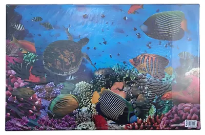 Produktbild von Schreibunterlage 670x435 mm Motiv Aquarium