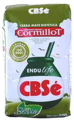 Image de Yerba Mate CBSe Endulife avec Stevia, 0,5 kg / 500 g