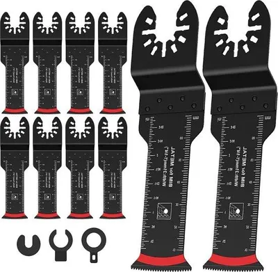 Immagine prodotto di Lame per utensili multifunzione - bimetallo, per metallo e legno - sostituzione rapida di accessori oscillanti e lame oscillanti