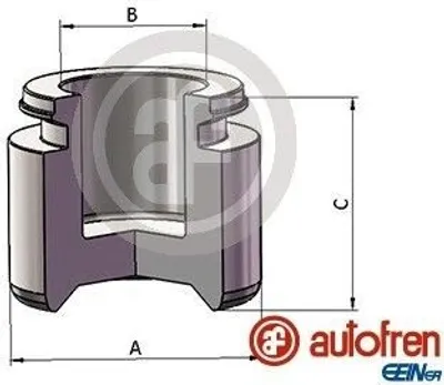 Produktbild von AUTOFREN SEINSA Bremssattel-Kolben passend für MERCEDES-BENZ Stufenheck (W124) 40mm Stahl