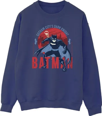 Produktbild von DC Comics - "Gotham City" Sweatshirt für Herren BI12863 (L) (Marineblau)