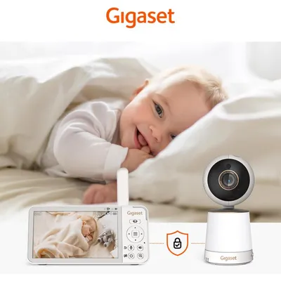Produktbild von Gigaset BABY 500 Video, 300 m, 60 min, 50 m, 300 m, Weiß, LCD