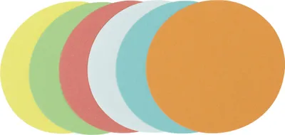 Produktbild von Soennecken Moderationskarte Kreis 4874 9,5cm sortiert 250 St./Pack.