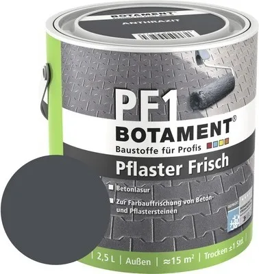Produktbild von Betonlasur Pflasterfarbe Pflasterfrisch anthrazit 2,5 l