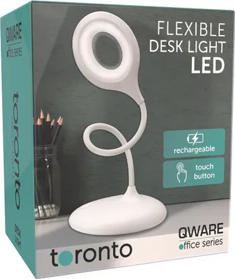 Image de Lampe de bureau flexible blanche