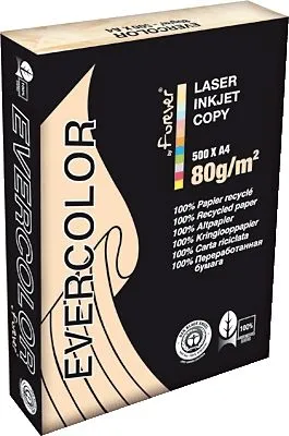 Produktbild von Clairefontaine Kopierpapier 40259C A4 80g RC chamois 500Bl.