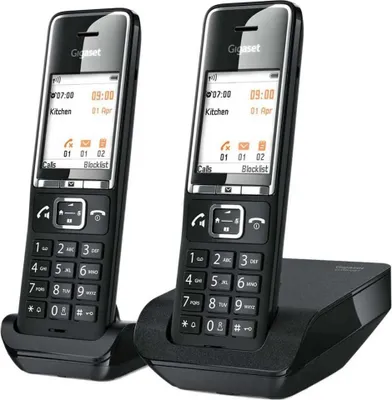 Image de Gigaset Gigaset Comfort 550 DUO Tel&eacute fono anal&oacute gico DECT con dos terminales