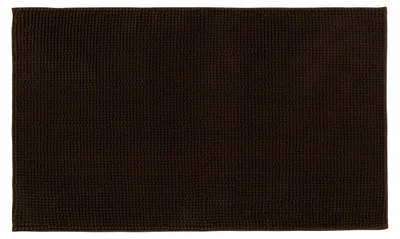 Produktbild von GÖZZE Chenille Badteppich superweicher saugfähiger rutschfester Mikrofaser-Badvorleger Mocca Braun 50 x 70 cm