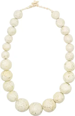 Produktbild von Kurze Kette Rizalia mit runden Holzperlen von collezione alessandro