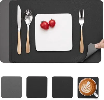 Produktbild von Famanu Platzset Set aus 4 Stück - Waschbar, hitzebeständig, rutschfest