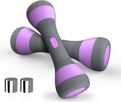 Produktbild von Kurzhantel »Kurzhantel Gewichte für Gymnastik Einstellbares Gewicht bis zu 2 kg für Aerobic, Pilates Fitness und vieles mehr«