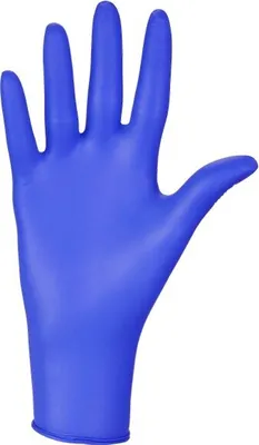 Produktbild von Mercator Nitrylex Basic Nitrilhandschuhe Blau M 100 Stk.
