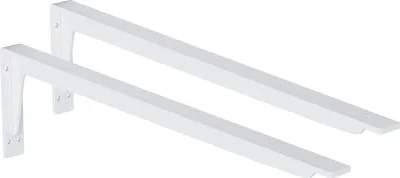 Produktbild von 2x Schwerlast Regalhalter Regalhalterung Regalträger Regal Winkel Wand bis 200kg Weiß 540x245mm