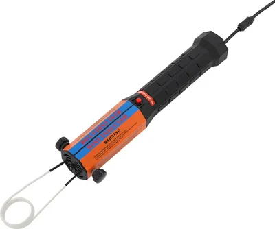 Obrázok produktu pre Magnetický indukčný ohrievač – ručné zariadenie – 1000 W – 220 V, zástrčka EU – 10 cievok – až 850 °C – priemer cievok 3–6 cm – žltá/čierna/modrá